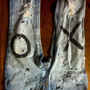 Handmade Distressed jeans